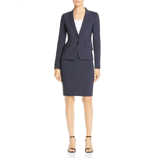 Hot Sale π BOSS Jiletara Fundamental Blazer Navy π 3 Hot Sale π BOSS Jiletara Fundamental Blazer Navy π - Image 3