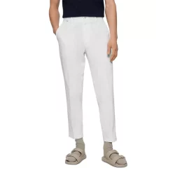 Flash Sale ⭐ BOSS Perrin Tapered Fit Pants White 😀