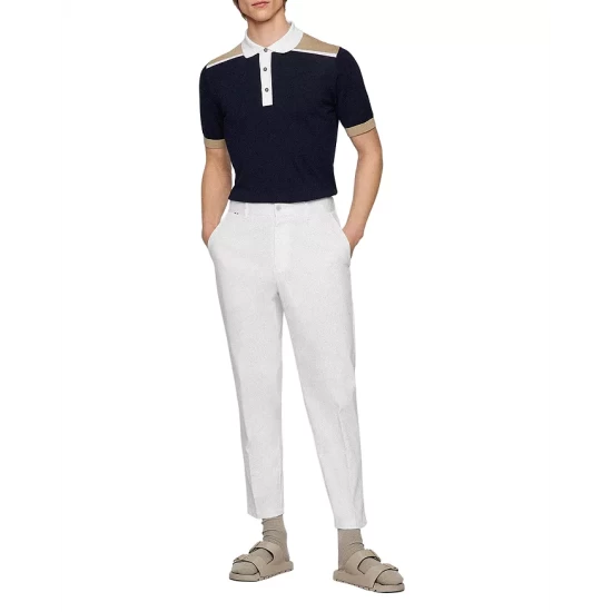 Flash Sale β BOSS Perrin Tapered Fit Pants White π 2 Flash Sale β BOSS Perrin Tapered Fit Pants White π - Image 2