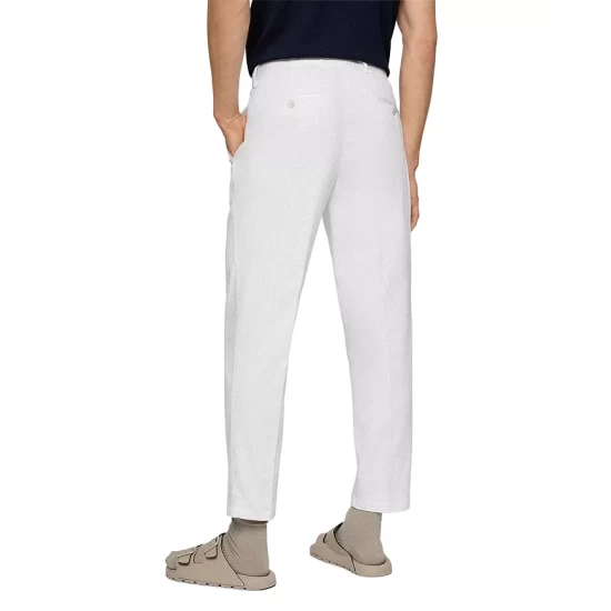Flash Sale β BOSS Perrin Tapered Fit Pants White π 3 Flash Sale β BOSS Perrin Tapered Fit Pants White π - Image 3