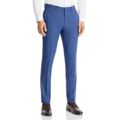 Best Pirce 🧨 HUGO Arti & Hesten Tonal Micro Check Extra Slim Fit Suit Separates Turquoise/aqua 😀 -BOSS Hugo Boss Shop unnamed file 529