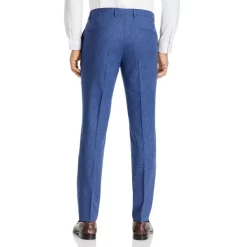 Best Pirce 🧨 HUGO Arti & Hesten Tonal Micro Check Extra Slim Fit Suit Separates Turquoise/aqua 😀 -BOSS Hugo Boss Shop unnamed file 530