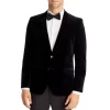 Best Pirce 🛒 HUGO Arti Velvet Extra Slim Fit Jacket Black 🔥