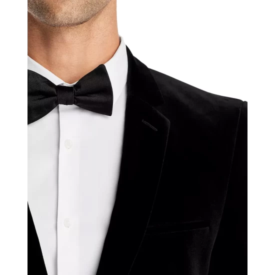 Best Pirce π HUGO Arti Velvet Extra Slim Fit Jacket Black π₯ 3 Best Pirce π HUGO Arti Velvet Extra Slim Fit Jacket Black π₯ - Image 3