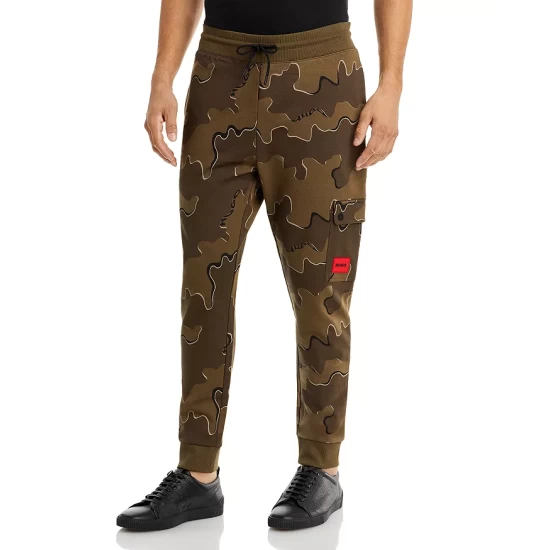 Discount π HUGO Dromwell Cotton Camouflage Regular Fit Cargo Joggers π 1 Discount π HUGO Dromwell Cotton Camouflage Regular Fit Cargo Joggers π