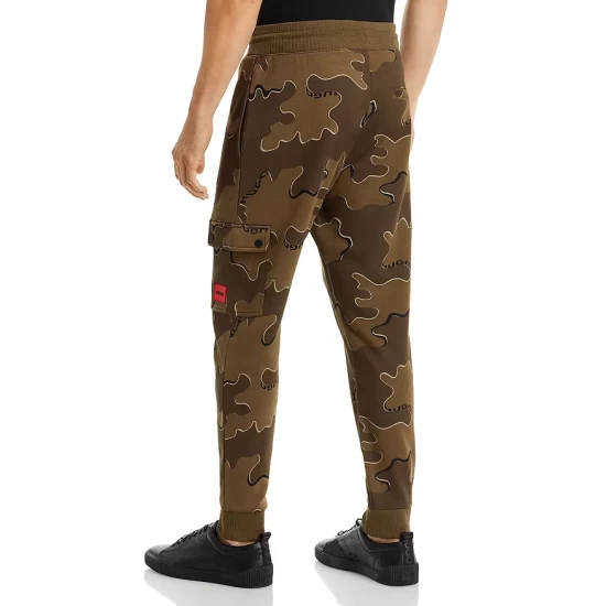 Discount π HUGO Dromwell Cotton Camouflage Regular Fit Cargo Joggers π 2 Discount π HUGO Dromwell Cotton Camouflage Regular Fit Cargo Joggers π - Image 2