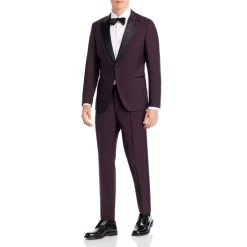 Buy 🧨 Hugo Boss Huge Slim Fit Tuxedo Blackberry 😉