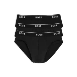 Best deal 😍 BOSS Classic Cotton Briefs, Pack Of 3 Black 🎁
