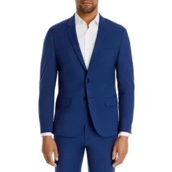 Best deal ❤️ HUGO Arti Stretch Wool Extra Slim Fit Suit Jacket Blue 😉