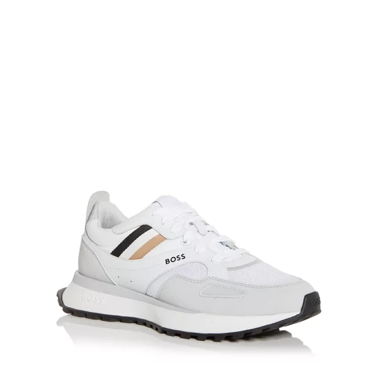 Budget π BOSS Men's Jonah Low Top π Sneakers White β€οΈ 1 Budget π BOSS Men's Jonah Low Top π Sneakers White β€οΈ