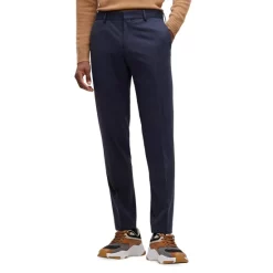 Best reviews of ✔️ BOSS Hugo Boss Genius Performance Jersey Slim Fit Pants Dark Blue 🧨