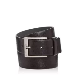 Best deal 😉 BOSS Hugo Boss Men's Clo Embossed Leather Belt Black 👍
