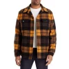 Brand new 🎁 BOSS Carper Relaxed Fit Plaid 👕 Shirt Jacket Rust/copper 💯