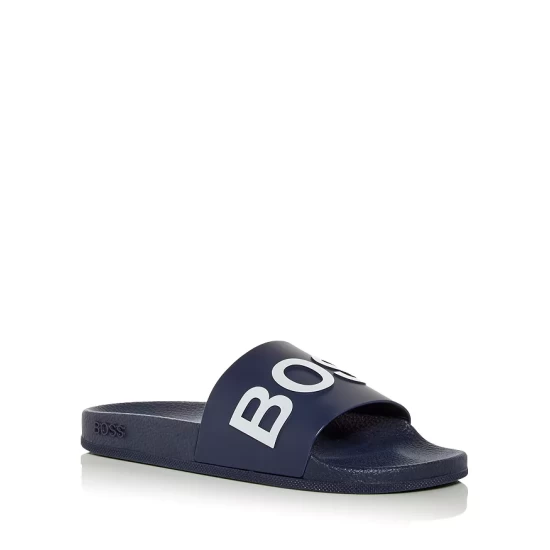 Buy π BOSS Hugo Men's Bay Logo Slide π©΄ Sandals Navy 𧨠1 Buy π BOSS Hugo Men's Bay Logo Slide π©΄ Sandals Navy π§¨