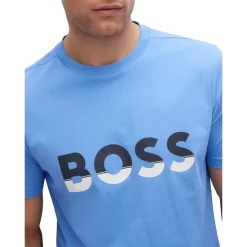 Top 10 🥰 BOSS Logo Print Tee Dark Blue ❤️ -BOSS Hugo Boss Shop unnamed file 77