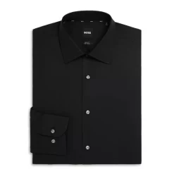 Cheap 🥰 BOSS Hank Kent Slim Fit 👚 Shirt Black 🥰