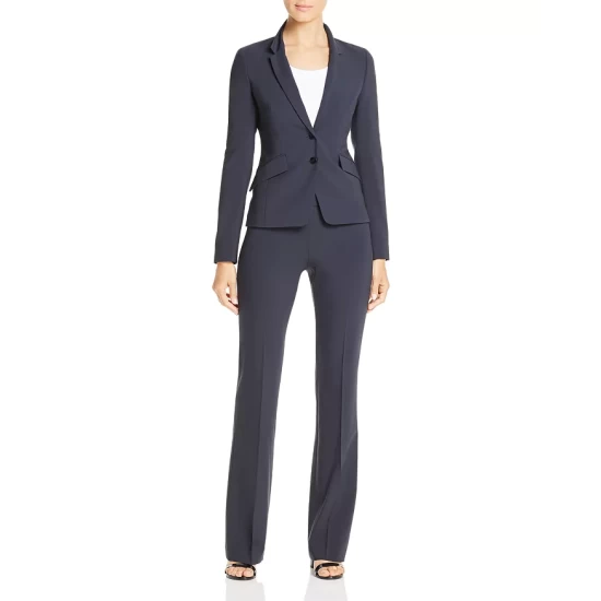 Buy π BOSS Tulea Fundamental Side-Zip Bootcut Pants Navy π₯° 2 Buy π BOSS Tulea Fundamental Side-Zip Bootcut Pants Navy π₯° - Image 2