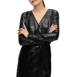 Promo ⭐ BOSS Epalleta Sequined 👗 Dress Black 💯 -BOSS Hugo Boss Shop unnamed file 863