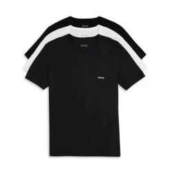 Best deal 🧨 BOSS Classic Cotton Embroidered Logo Crewneck Tees, Pack Of 3 Open Miscellaneous 🔔
