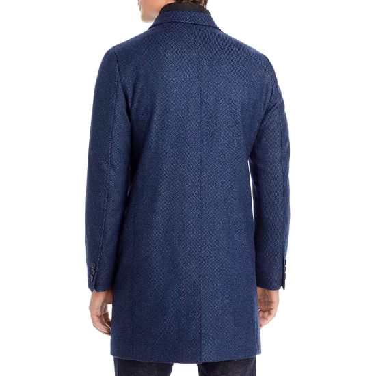 Top 10 β HUGO Milogan Wool Blend Textured Slim Fit π§₯ Coat Navy π― 2 Top 10 β HUGO Milogan Wool Blend Textured Slim Fit π§₯ Coat Navy π― - Image 2