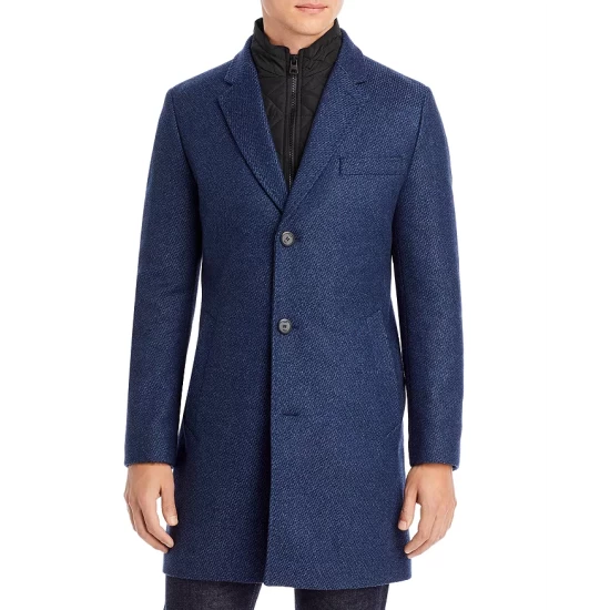 Top 10 β HUGO Milogan Wool Blend Textured Slim Fit π§₯ Coat Navy π― 3 Top 10 β HUGO Milogan Wool Blend Textured Slim Fit π§₯ Coat Navy π― - Image 3
