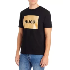 New π HUGO Logo Graphic Short Sleeve Tee Black β¨
