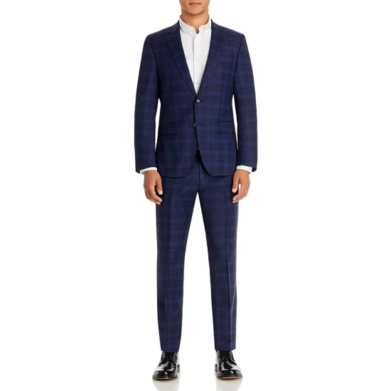Best Sale π₯ BOSS H-HUGE Plaid Slim Fit Suit Blue β¨ 1 Best Sale π₯ BOSS H-HUGE Plaid Slim Fit Suit Blue β¨
