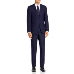 Cheapest 🤩 BOSS Huge/Genius Solid Slim Fit Suit Navy 🎁