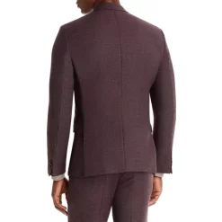 Best Sale 🔔 HUGO Arti Micro Pattern Extra Slim Fit Suit Jacket Burgundy 🎁 -BOSS Hugo Boss Shop unnamed file 97