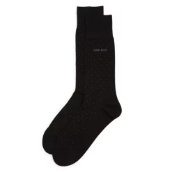 Top 10 🧨 BOSS George Micro Dot 👗 Dress 🧦 Socks Black ✨